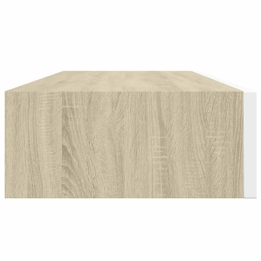 Wall-mounted Drawer Shelf Floating Storage 60x23.5x10cm for Living Room
