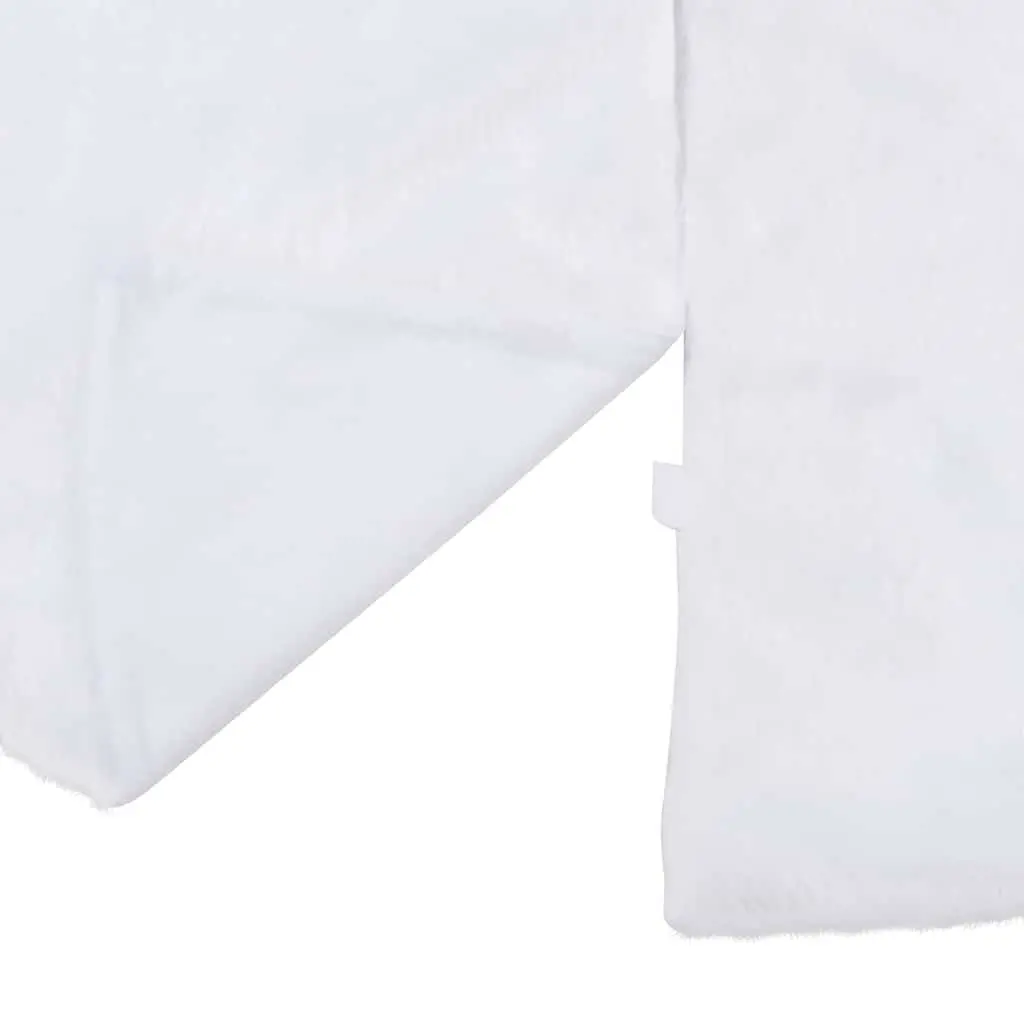 Christmas Tree Skirt White 90 cm Faux Fur Base Cover Holiday Decoration