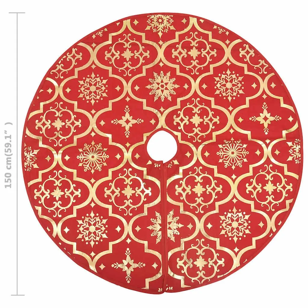Christmas Tree Skirt with Matching Sock for Holiday Decor 150cm