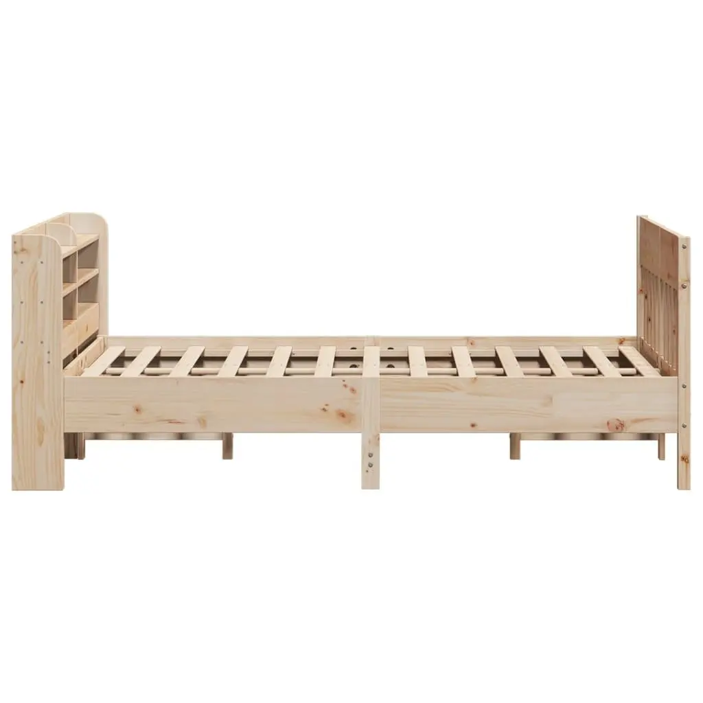 Solid Wood Pine Bed Frame 150x200 cm