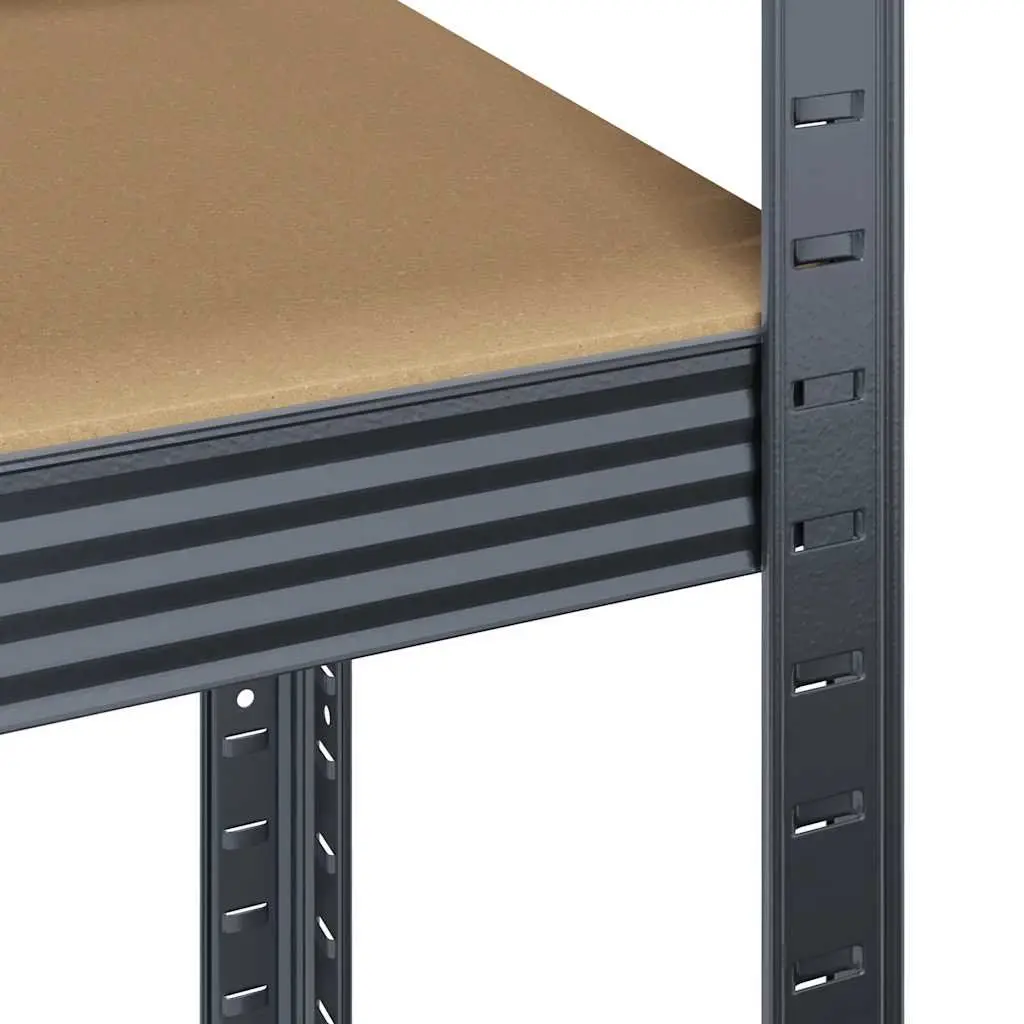5-Layer Industrial Storage Shelves, 4 pcs
