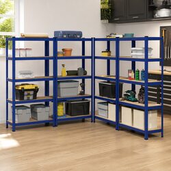 5-Layer Industrial Storage Shelves - Specs and Features