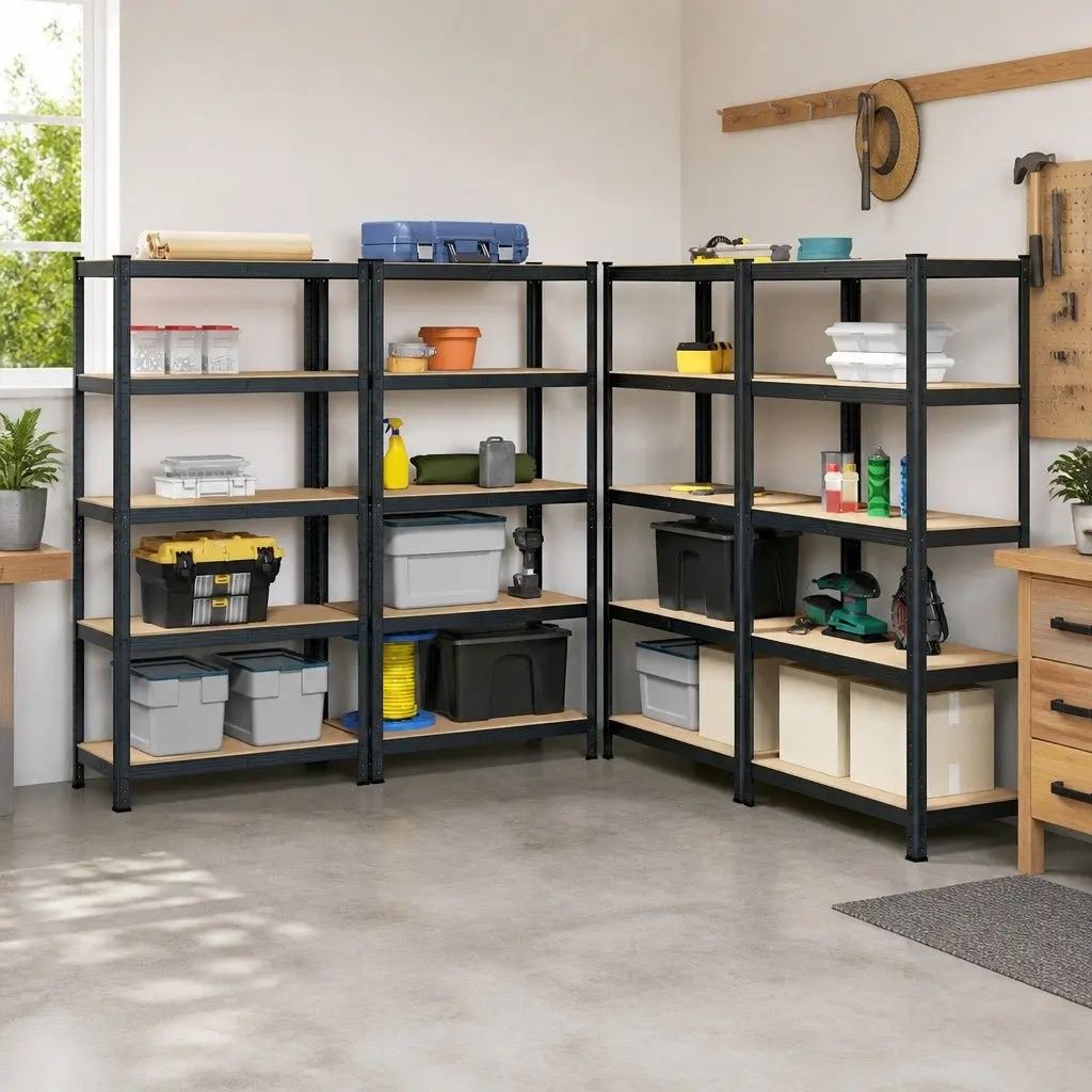 5-Layer Steel Industrial Shelving