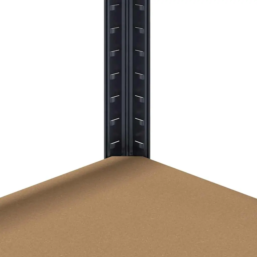 5-Layer Anthracite Steel Shelving Units 3 Pack