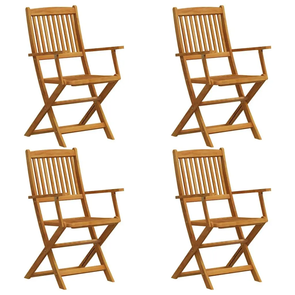 5 Piece Garden Dining Set Outdoor Patio Eucalyptus Wood