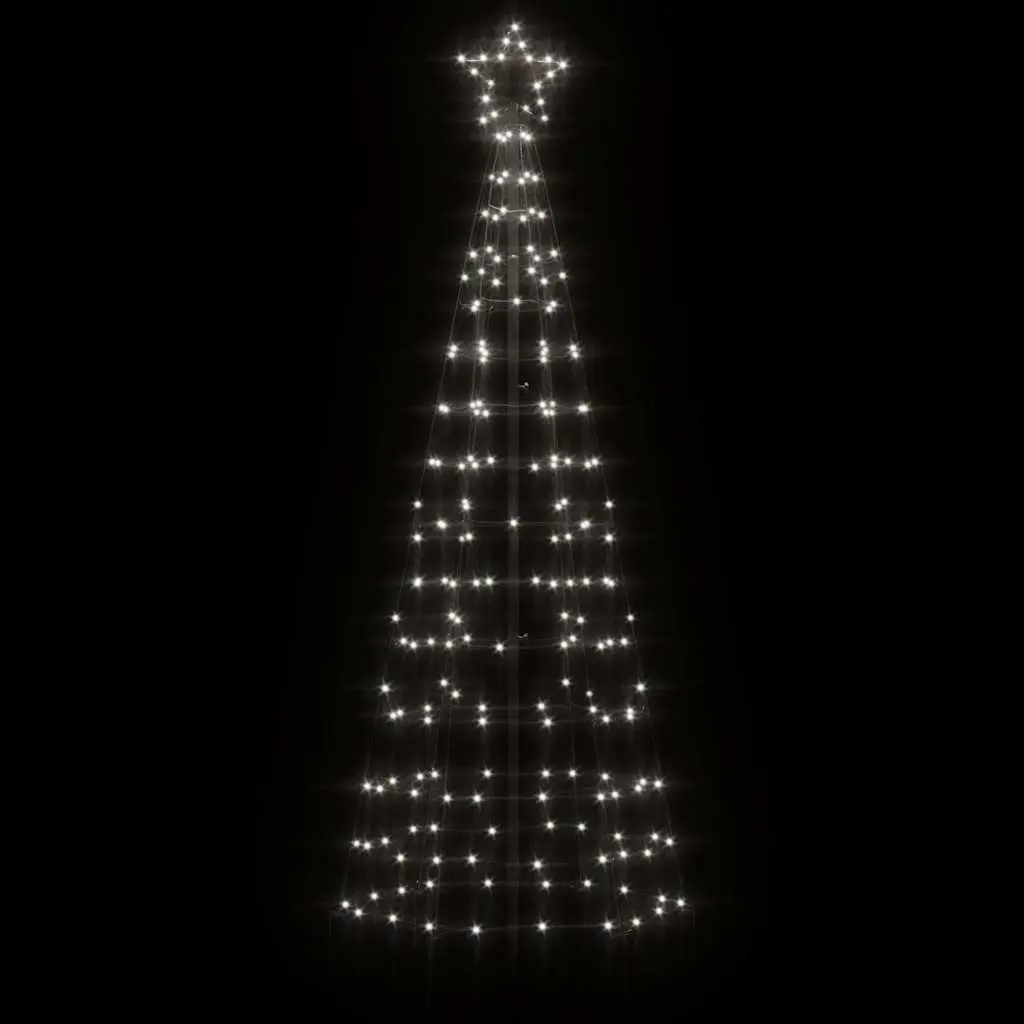 LED Christmas Tree for Garden 180cm with 220 Cold White Lights and 8 Effects