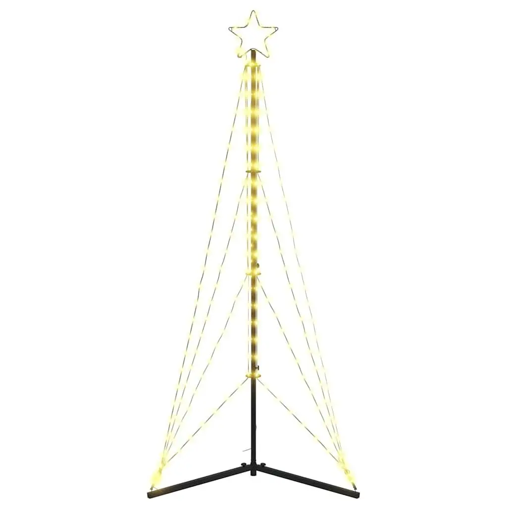 LED Christmas Tree Indoor Outdoor 182cm 363 Warm White Lights 8 Effects