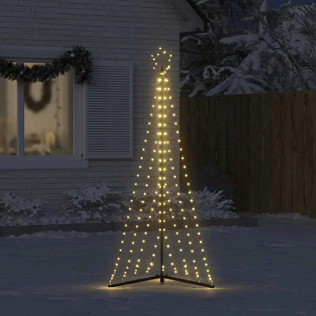 LED Christmas Tree 339 Warm White Lights 182cm Indoor Outdoor Holiday Decoration