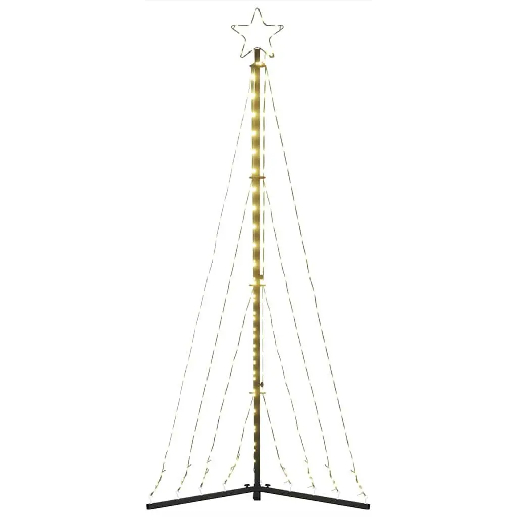LED Christmas Tree 339 Warm White Lights 182cm Indoor Outdoor Holiday Decoration