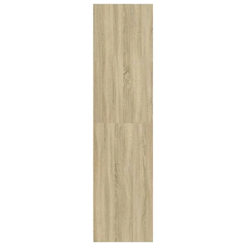 Wardrobe Cupboard Storage Compact Brown Engineered Wood 30x50x200cm