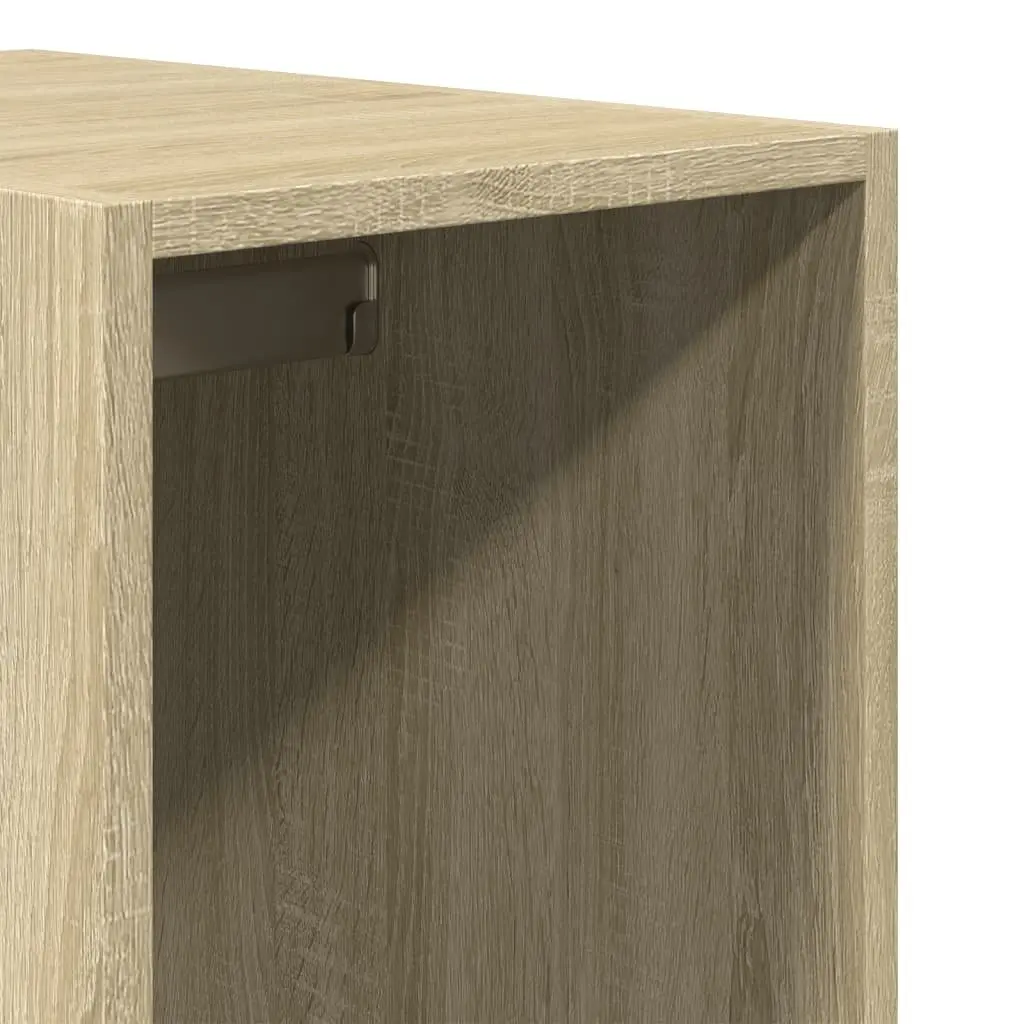 Wardrobe Cupboard Storage Compact Brown Engineered Wood 30x50x200cm