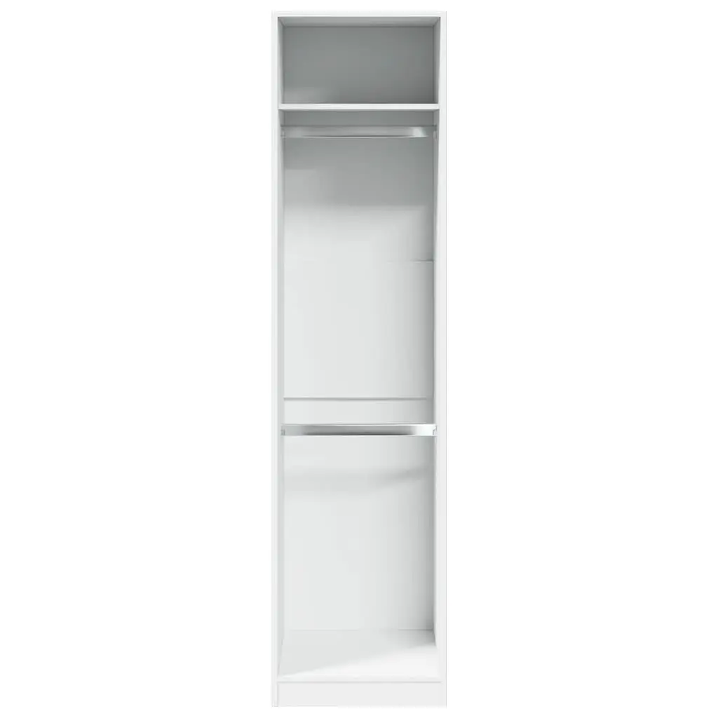 White 50x50x200 cm Wardrobe Cupboard