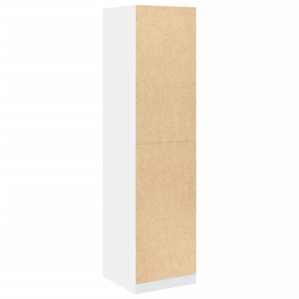 White 50x50x200 cm Wardrobe Cupboard