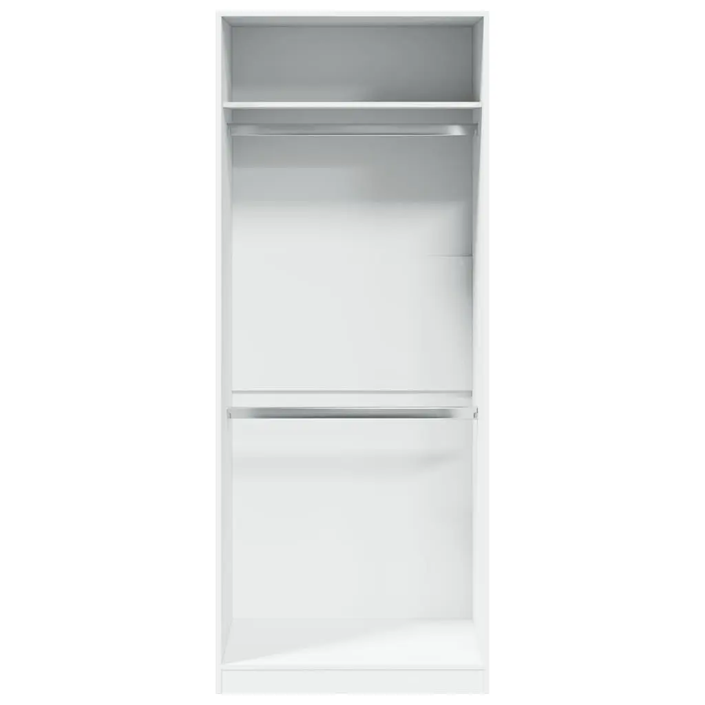 Engineered Wood Wardrobe 80x50x200 cm in White