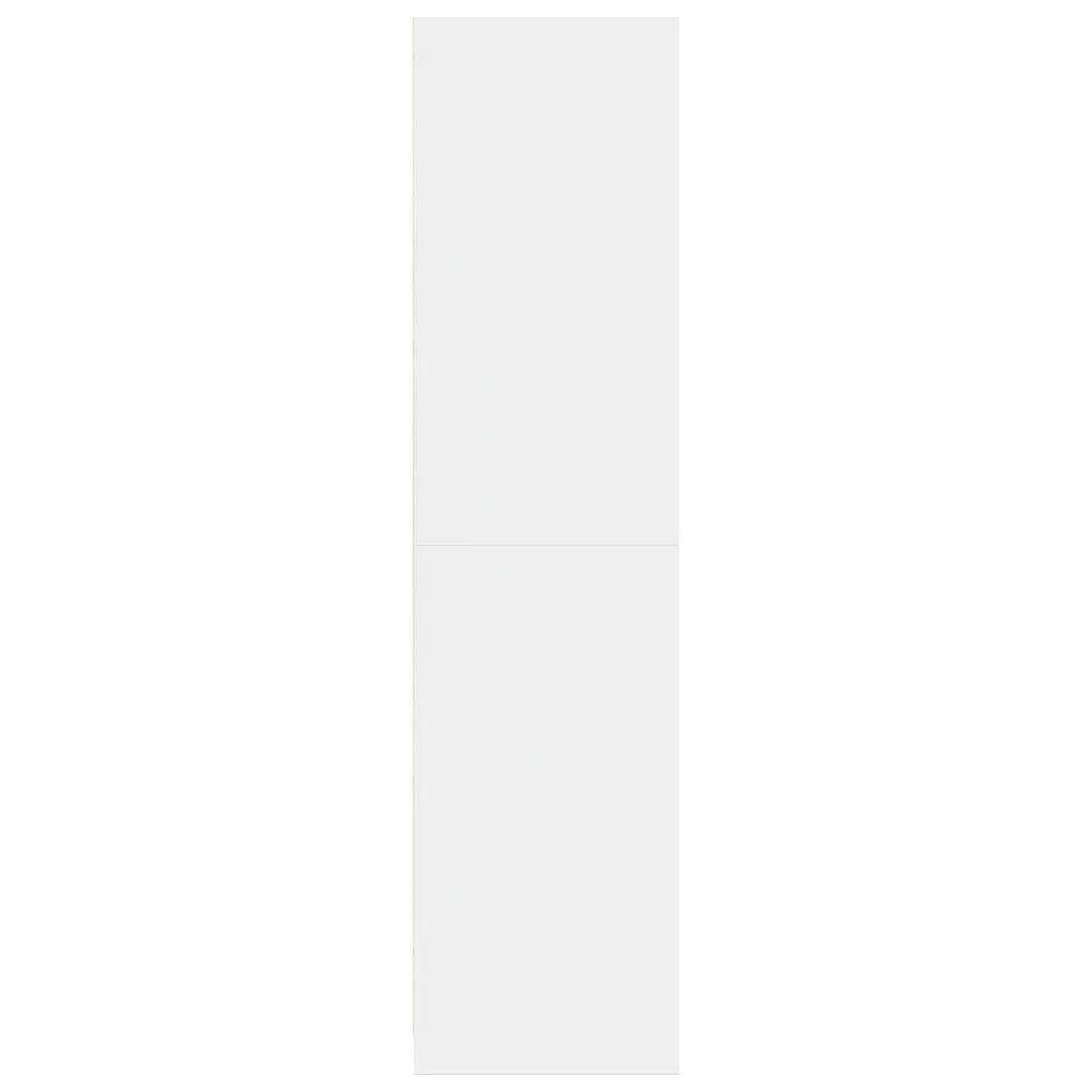 Engineered Wood Wardrobe 80x50x200 cm in White