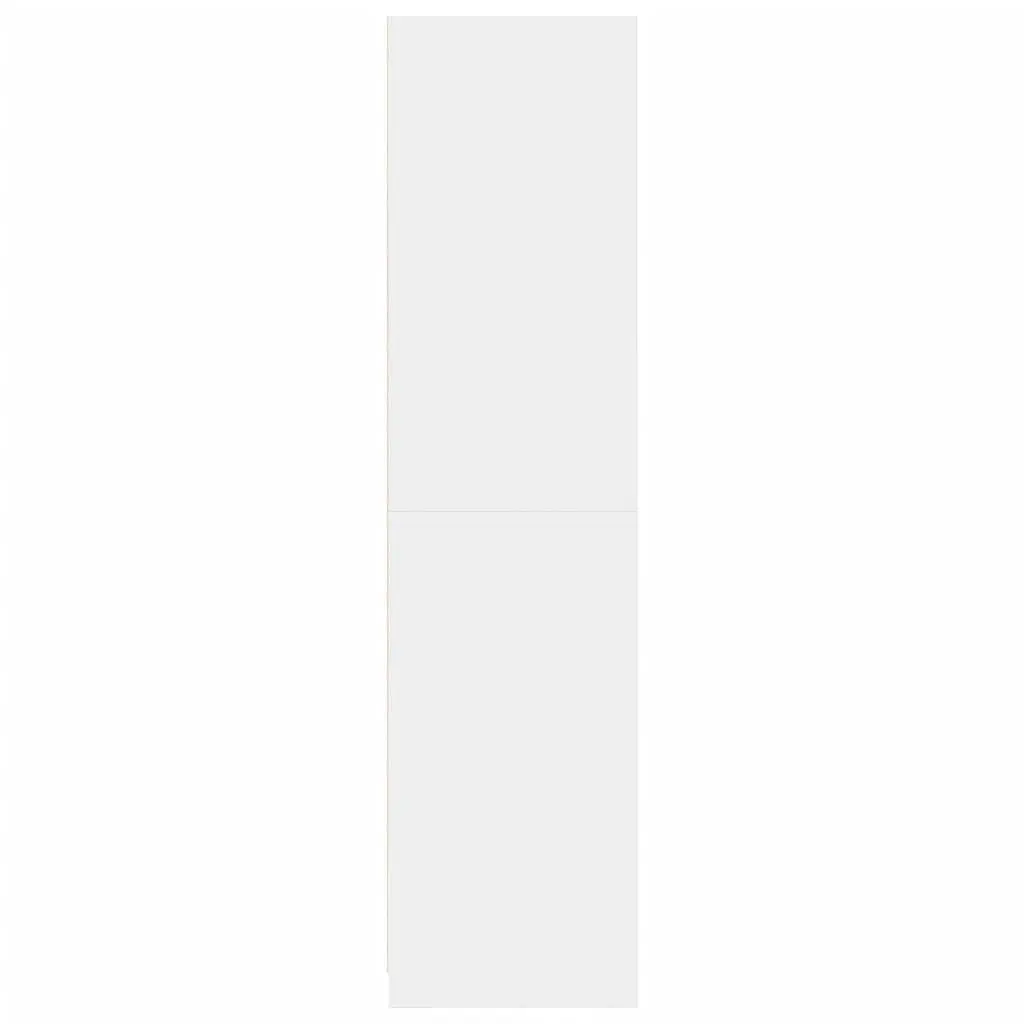White Wardrobe Cupboard Hallway Storage 100x50x200cm