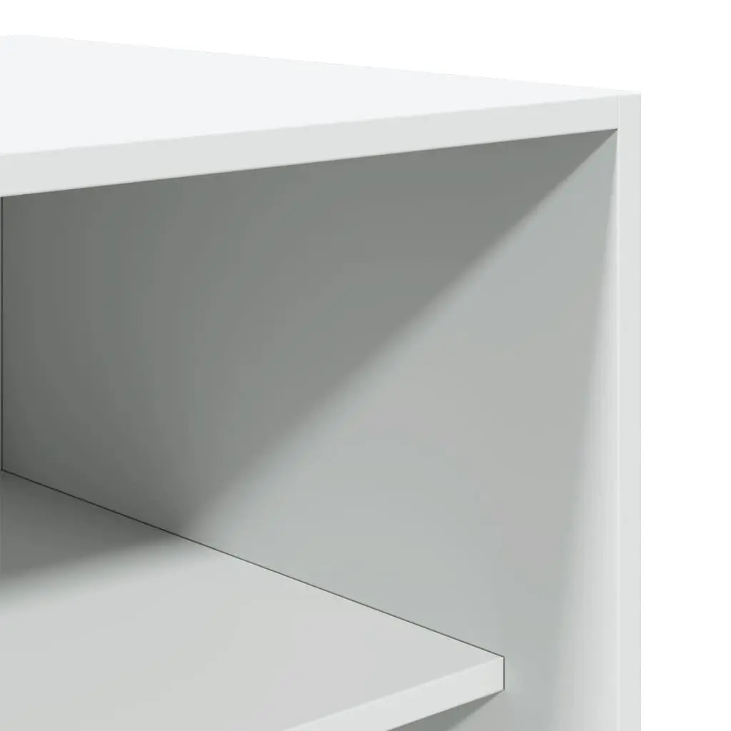 White Wardrobe Cupboard Hallway Storage 100x50x200cm