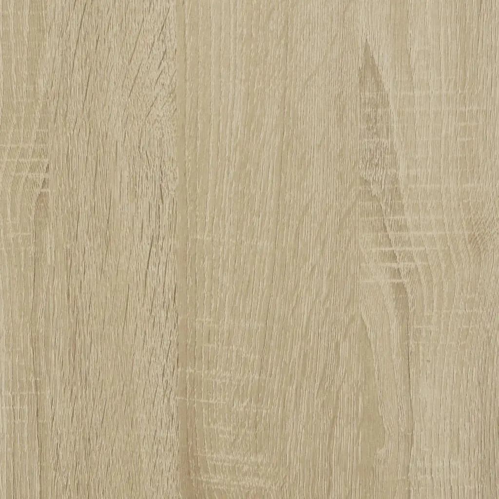 Wardrobe Cupboard 100x50x200cm 2 Compartments Engineered Wood Storage Armoire