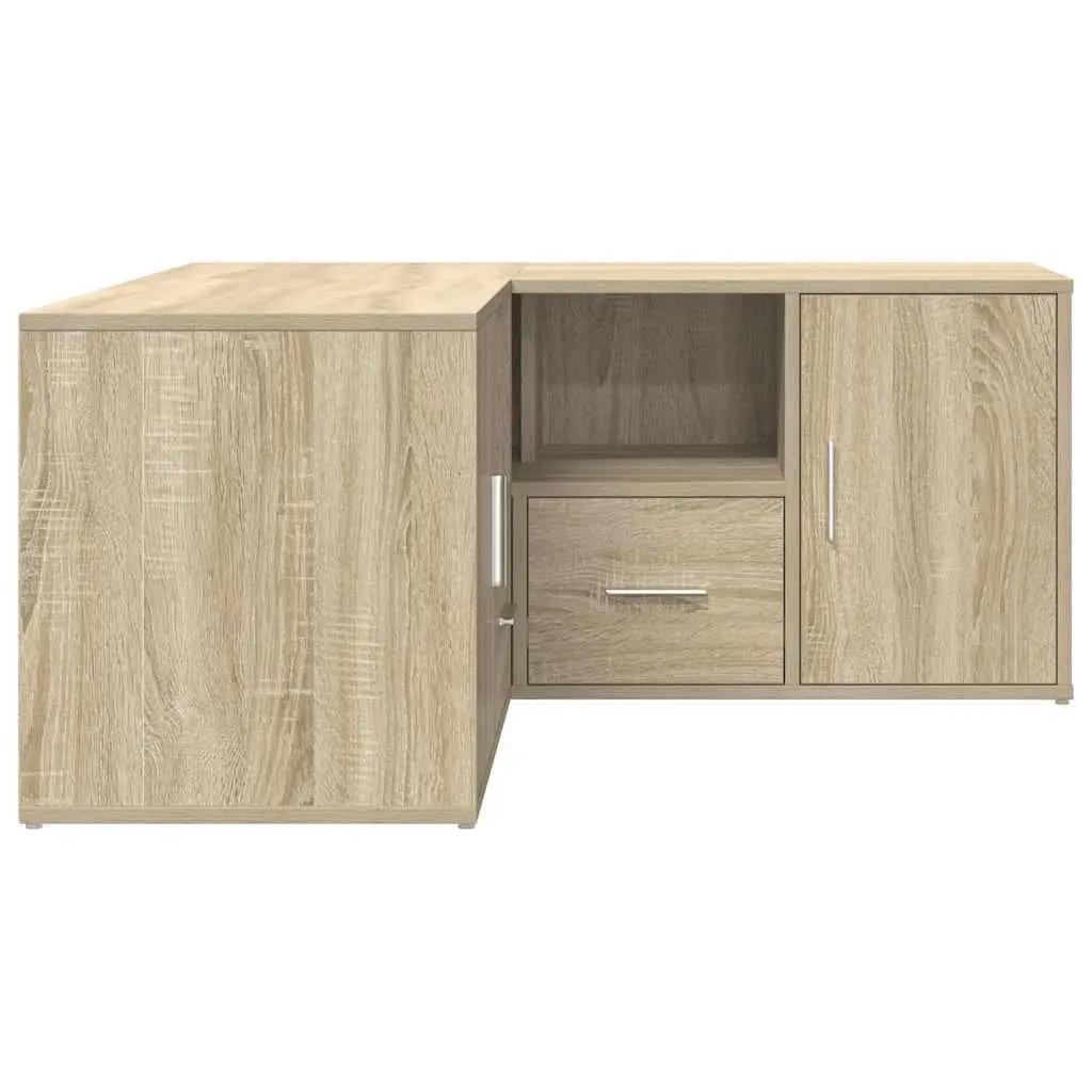 Brown Corner Cabinet Storage Shelf Unit