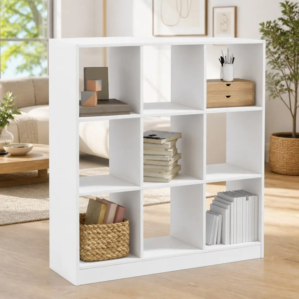 Engineered Wood Bookcase White 102x32x108 cm