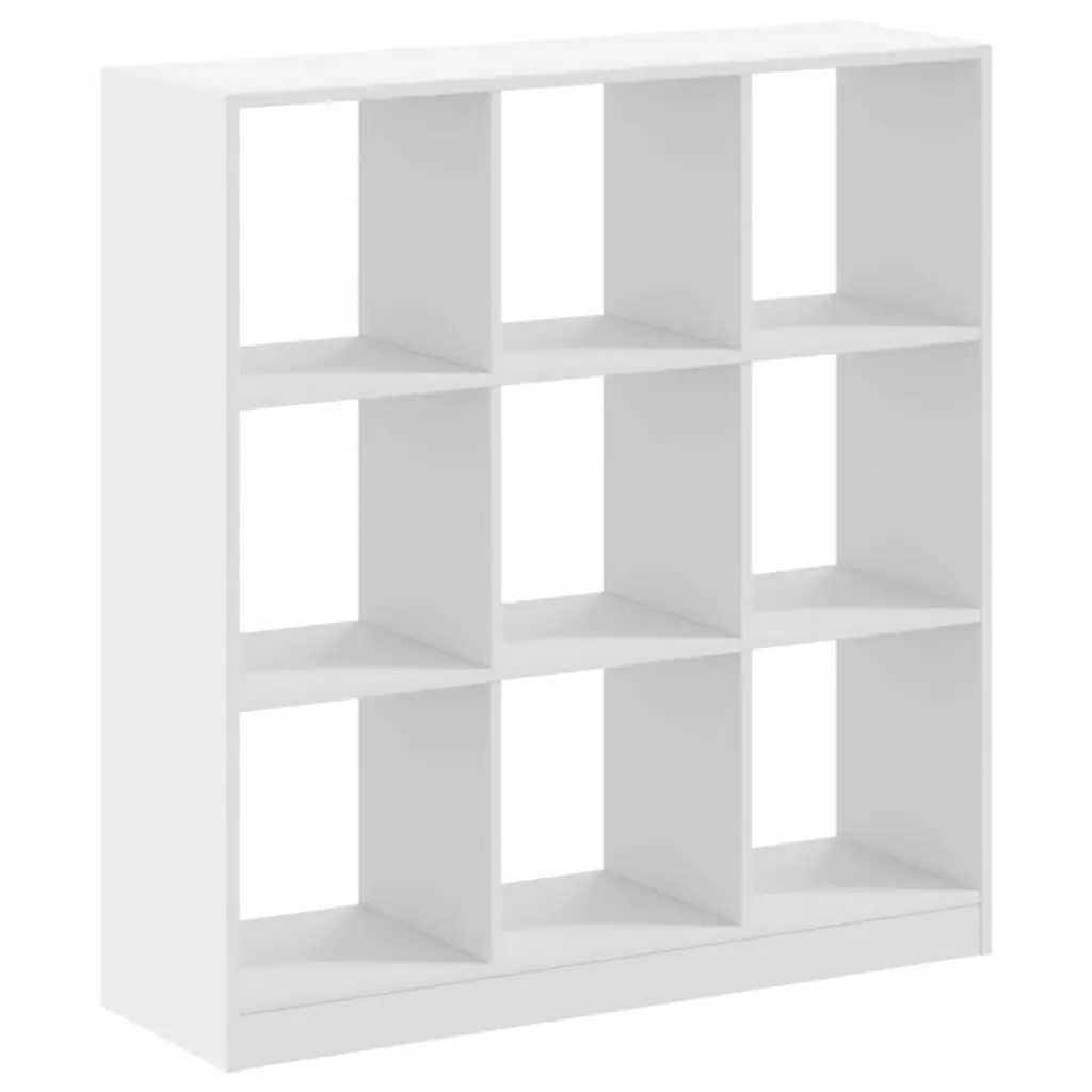 Engineered Wood Bookcase White 102x32x108 cm