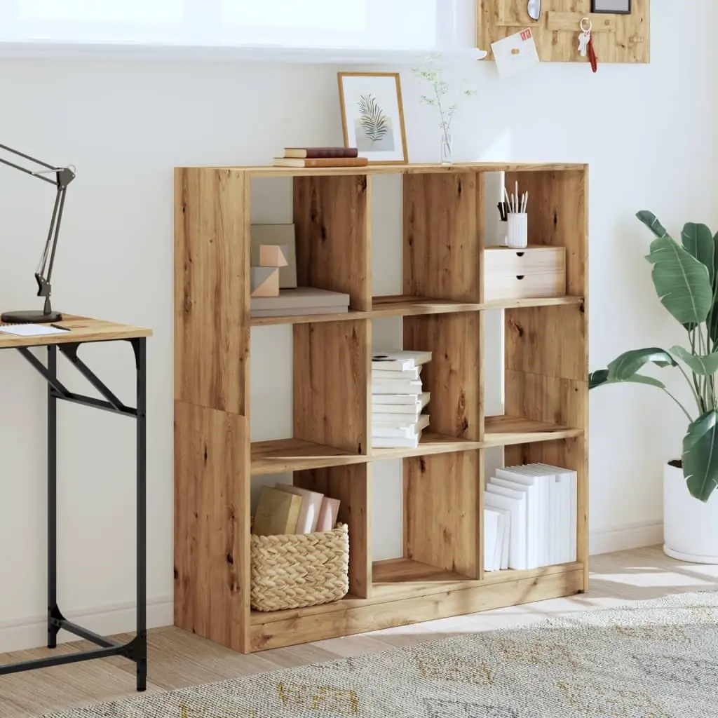 9 Compartment Bookcase in Brown