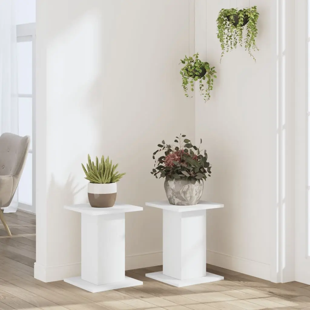 Plant Stands Indoor Outdoor 30x30x40 cm Engineered Wood 2 Piece