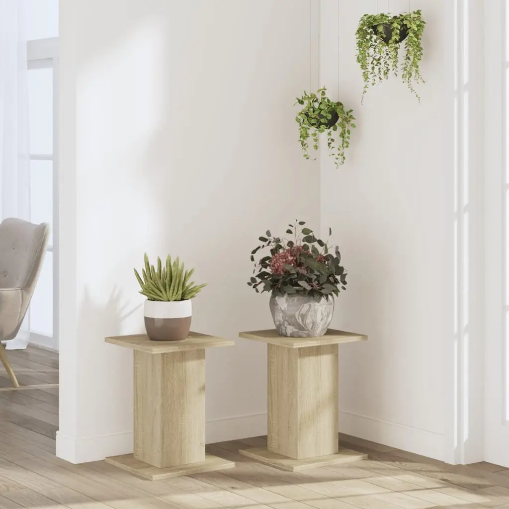 Engineered Wood Plant Stands, 2 pcs, 30x30x40 cm