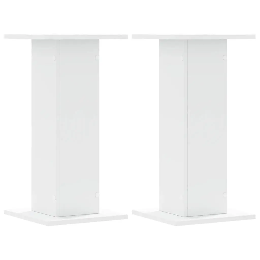 Plant Stands for Home and Garden 30x30x60 cm Engineered Wood White 2 Piece