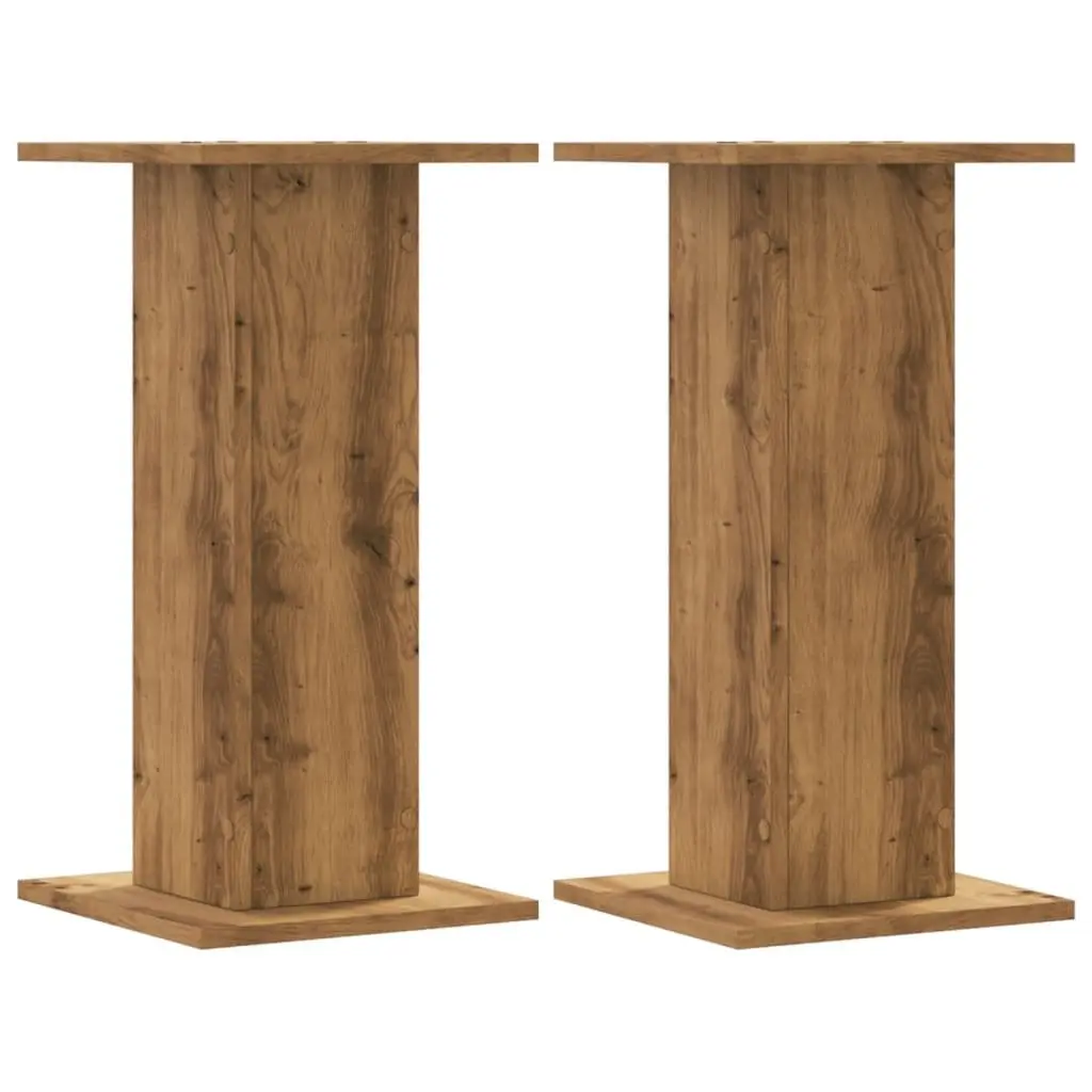 Plant Stands for Home and Garden 30x30x60 cm Brown Engineered Wood 2 Piece