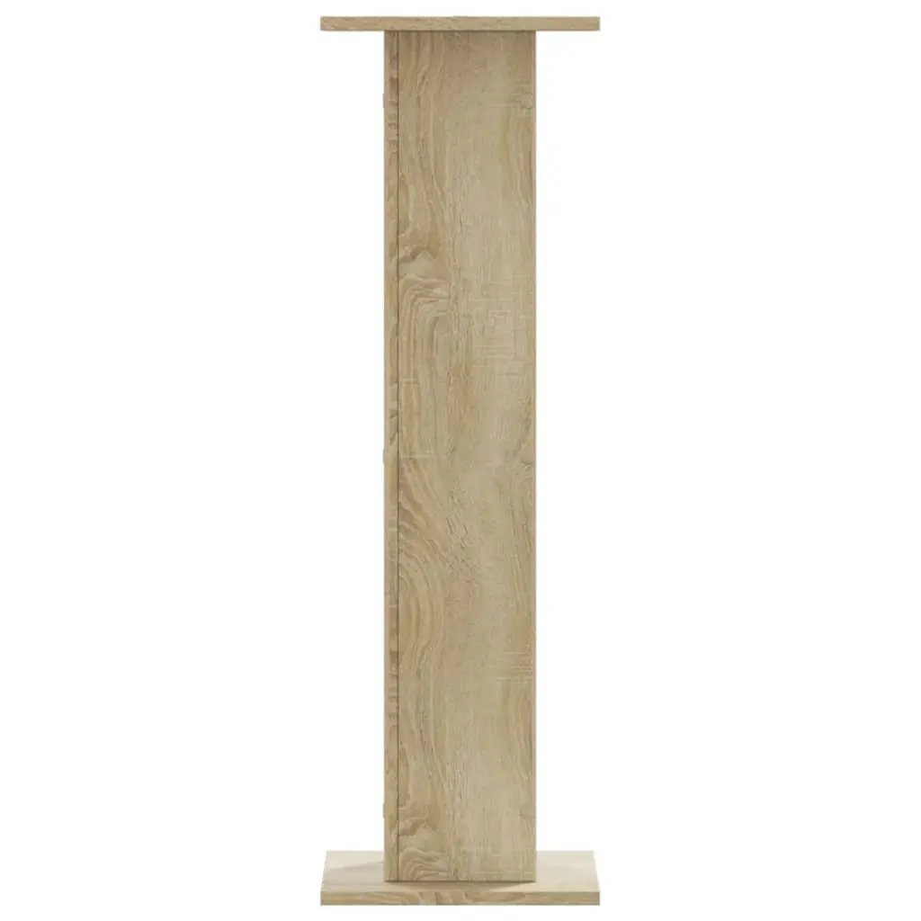Plant Stands Indoor Outdoor Use 30x30x95 cm Brown Engineered Wood 2 Piece