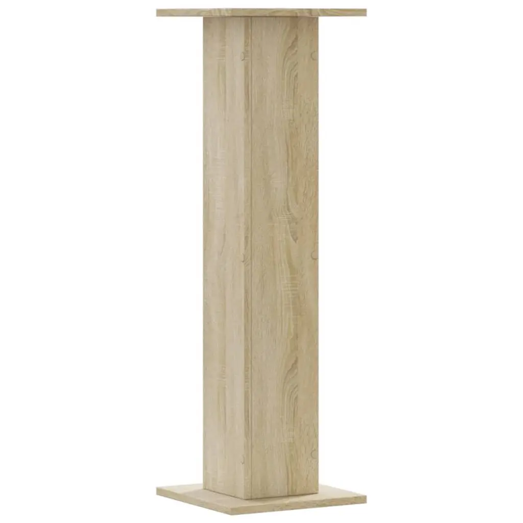 Plant Stands Indoor Outdoor Use 30x30x95 cm Brown Engineered Wood 2 Piece