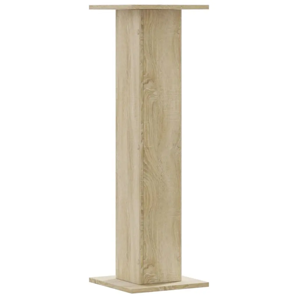 Plant Stands Indoor Outdoor Use 30x30x95 cm Brown Engineered Wood 2 Piece