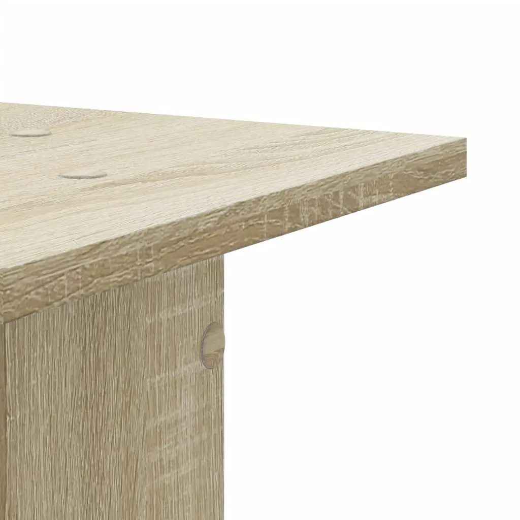 Plant Stands Indoor Outdoor Use 30x30x95 cm Brown Engineered Wood 2 Piece