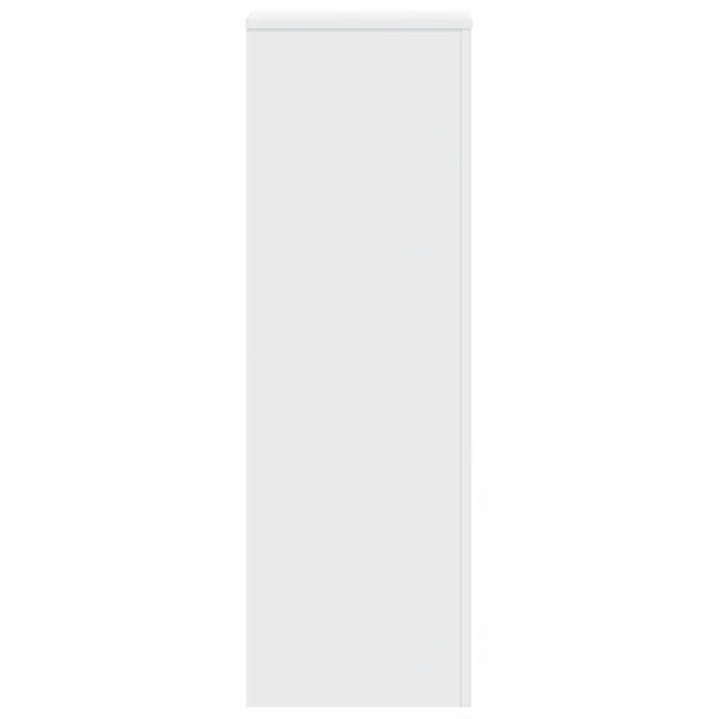 Plant Stands 2 pcs White 33x33x100 cm Flower Display Stand Engineered Wood