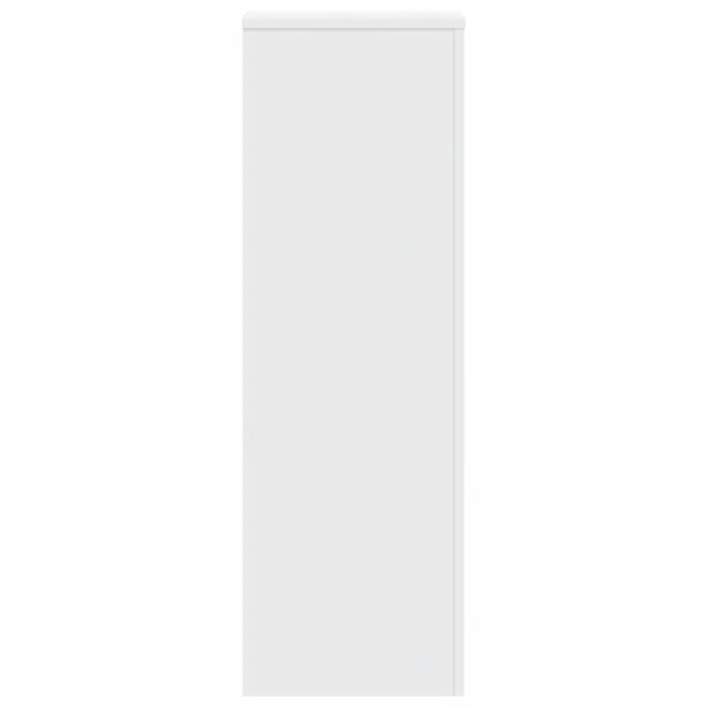 Plant Stands 2 pcs White 33x33x100 cm Flower Display Stand Engineered Wood