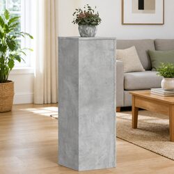 Engineered Wood Plant Stands 33x33x100 cm, Grey, 2 pcs