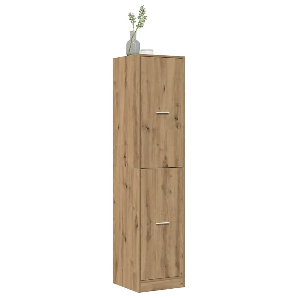 Brown Engineered Wood Apothecary Cabinet