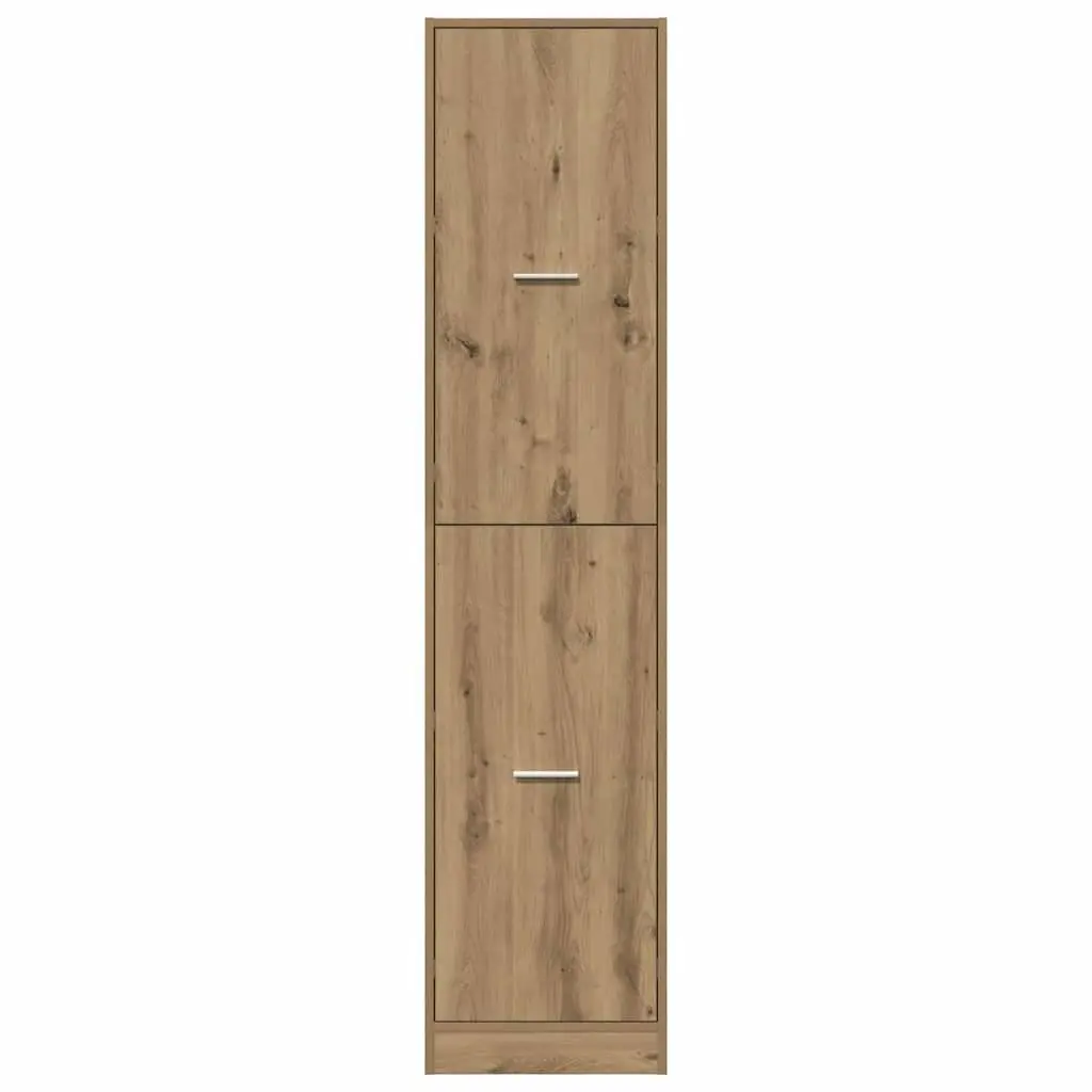 Brown Engineered Wood Apothecary Cabinet