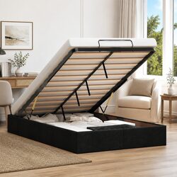 Specifications of King Single Ottoman Storage Bed Frame