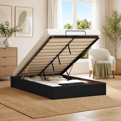 Specifications of King Single Ottoman Storage Bed Frame