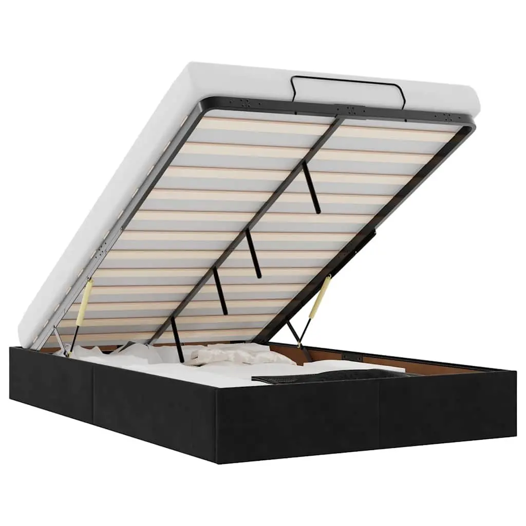 King Single Ottoman Storage Bed Frame