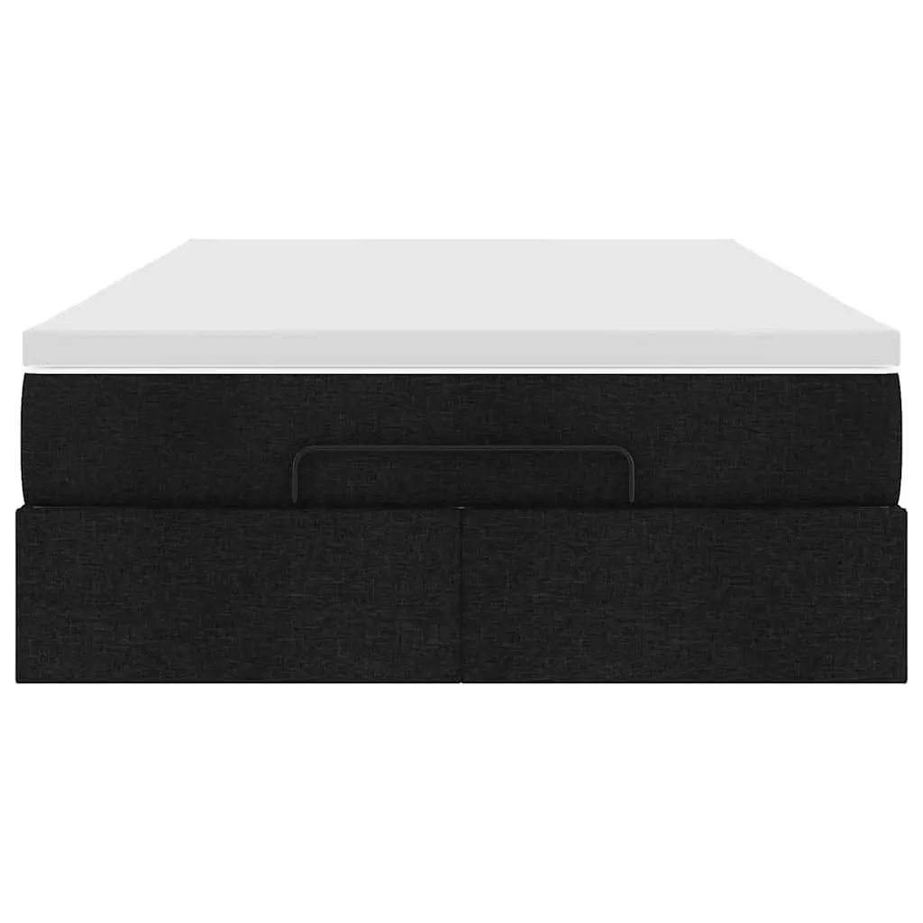 King Single Black Ottoman Bed Frame