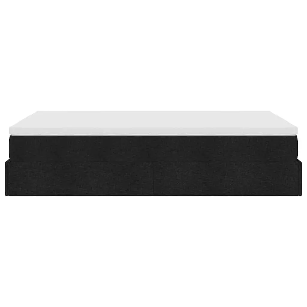 King Single Black Ottoman Bed Frame