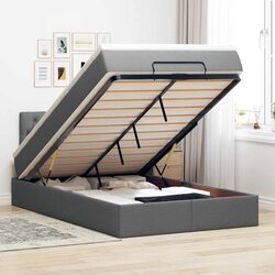 King Single Ottoman Bed Frame with Pocket Spring Mattress Specs