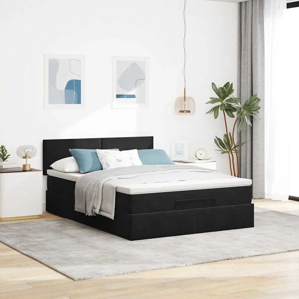 Ottoman Bed with Hydraulic Lift and Pocket Spring Mattress