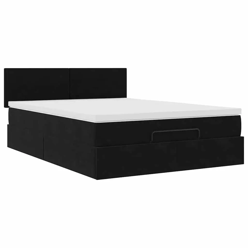 Ottoman Bed with Hydraulic Lift and Pocket Spring Mattress