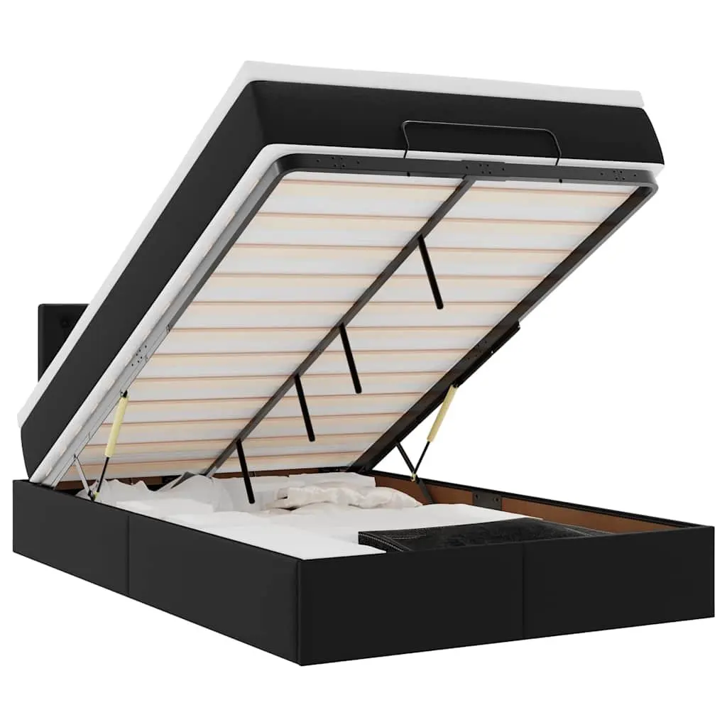 Ottoman Bed with Pocket Spring Mattress for Bedroom King Size