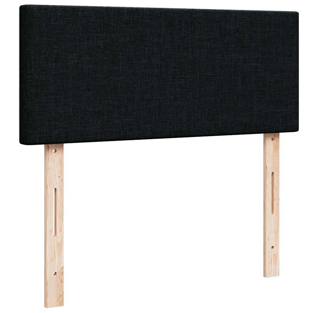 Black King Single Ottoman Bed with Pocket Spring Mattress