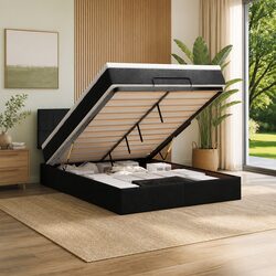 Queen Ottoman Bed Specifications: Mattress and Storage Features